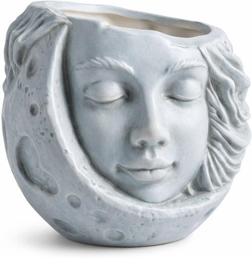 Moon Face Hanging Planter
