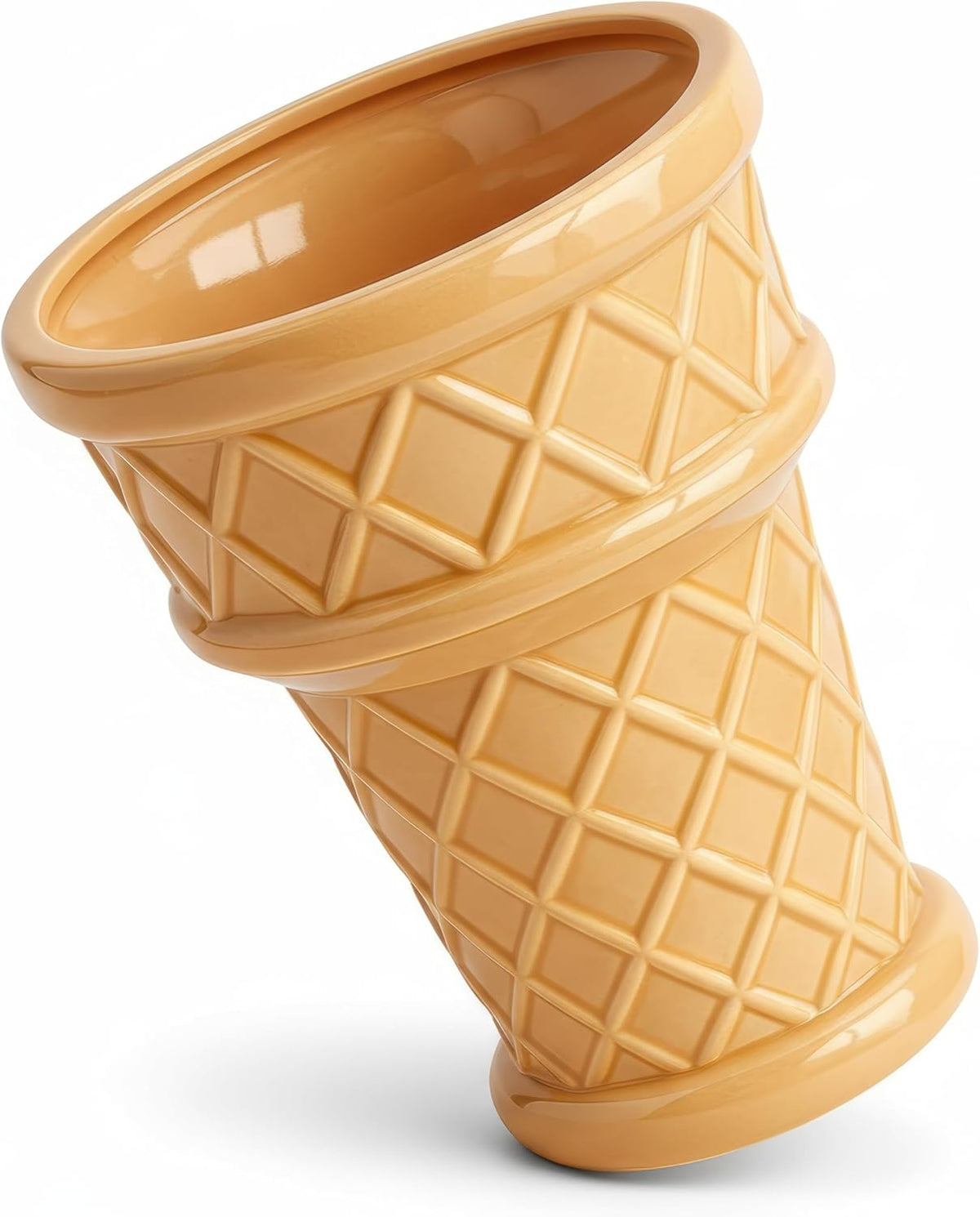 Ice Cream Cone Planter by Nebula Colors