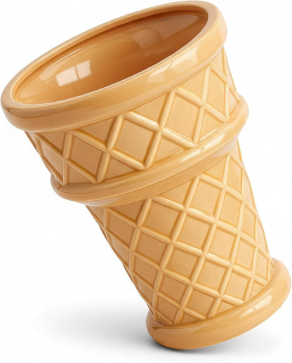 Ice Cream Cone Planter by Nebula Colors