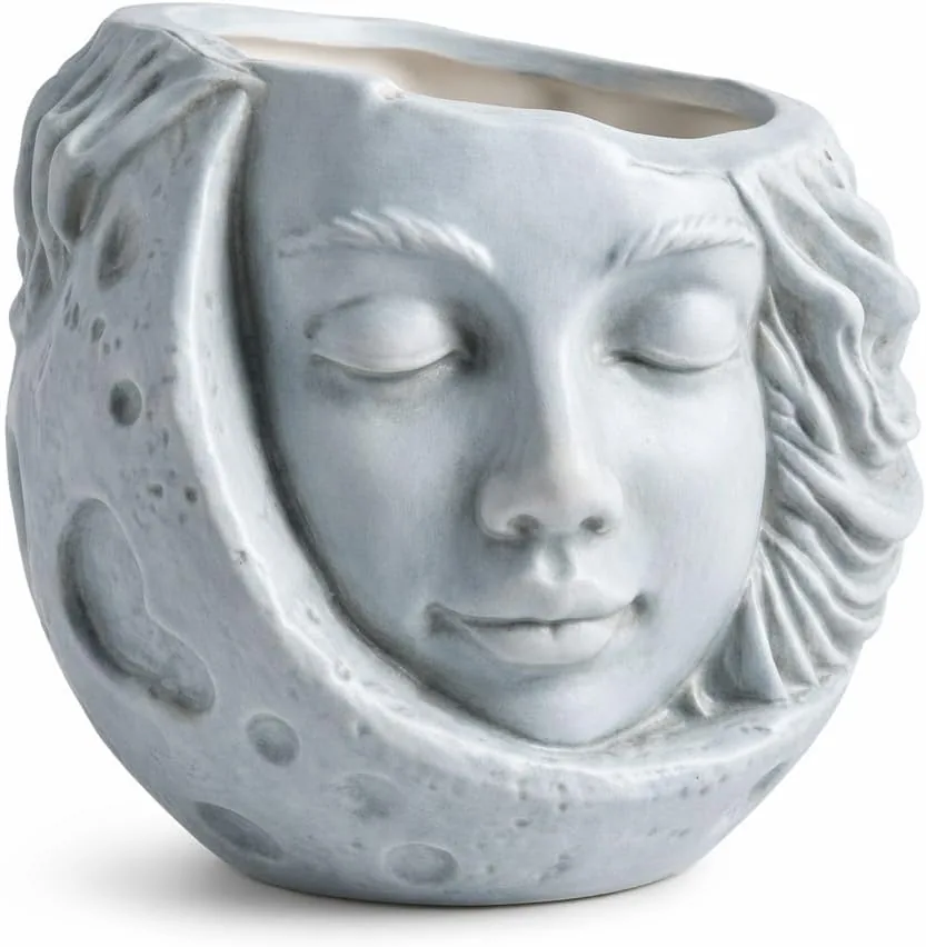 The Celestial Pair — Sun & Moon Hanging Planter Bundle